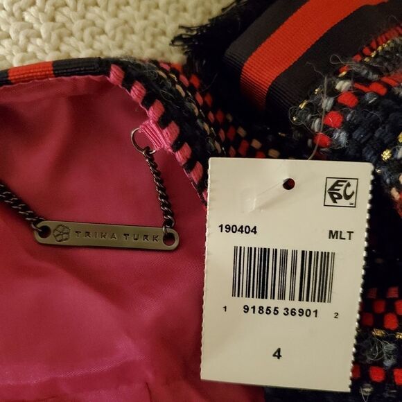 Trina Turk Yamato Asymmetrical Zip Jacket - NEW - Picture 15 of 16